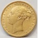 AUSTRALIA 1872 . ONE 1 SOVEREIGN . SYDNEY . GOLD
